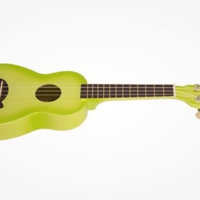 Kala MK-SD/GRNBURST Makala Dolphin Soprano Ukulele Green Apple Burst NEW image 4