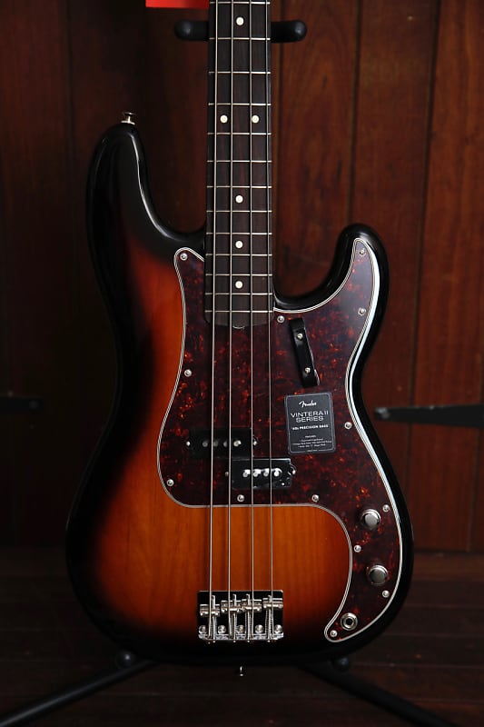 Fender Vintera II '60s Precision Bass 3-Tone Sunburst Bass Guitar image 1