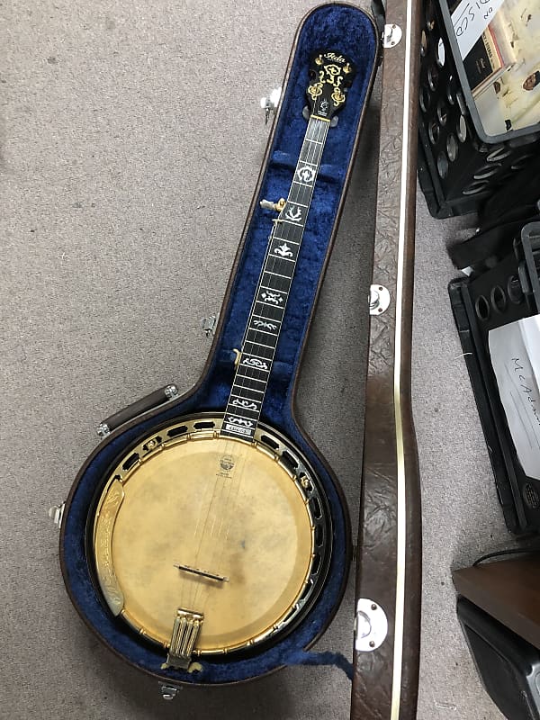 Iida Custom Made Model 240 Banjo w/Case 1970's Reverb