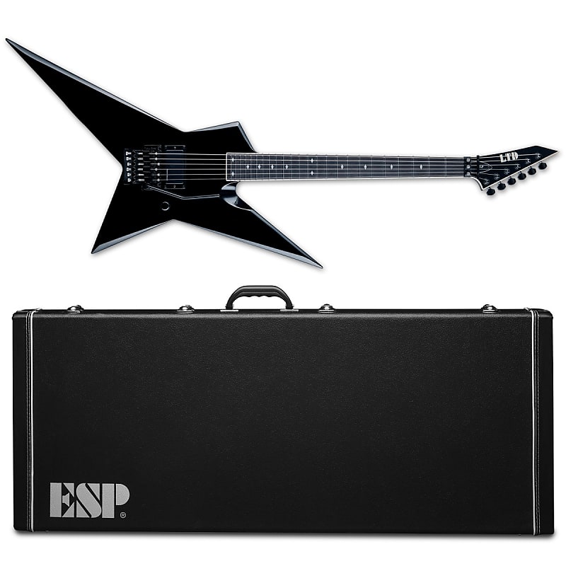 ESP LTD SD-2 Sammy Duet RS Random Star Electric Guitar Black + ESP Case  BRAND NEW | Reverb