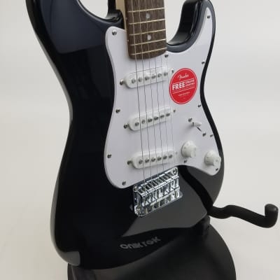 Squier Mini Stratocaster with Indian Laurel Fretboard 2021 Black image 3