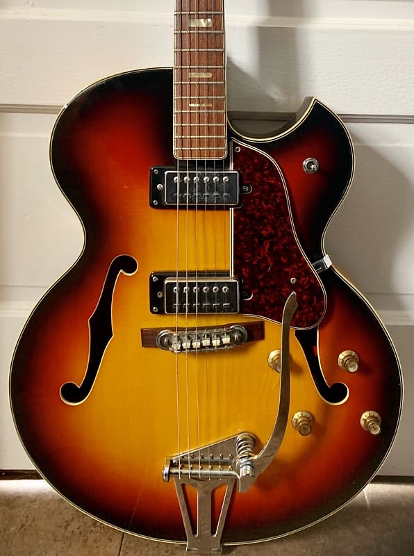 Conrad Hollowbody Archtop 1970s Sunburst | Reverb