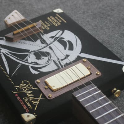Espada Oscuro Electric Cigar Box Guitar by D-Art Homemade Guitar Co. image 1