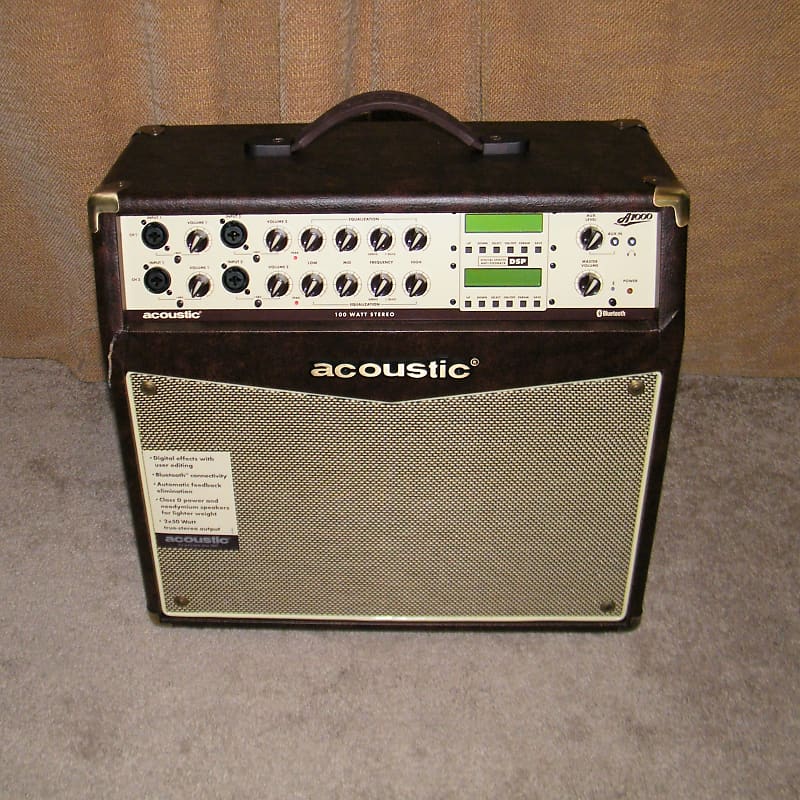 Acoustic A1000 Acoustic Instrument Amp Acoustic Guitar Combo Amp - Blem See Notes image 1