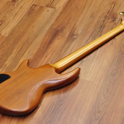 Chris Larkin Reacter 5B Fretless Spalted Maple image 20