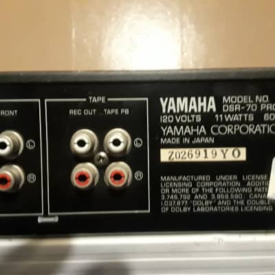 Yamaha (DSR-70PRO) 2012 Pro Digital Surround Processor image 4