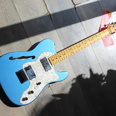 Fender American Vintage II '72 Telecaster Thinline, Lake Placid Blue, HARDCASE image 1