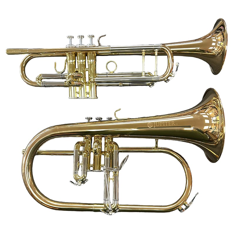 Jupiter JTR1110R/JFH1100R Bb Trumpet & Bb Flugelhorn Combo Reverb