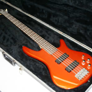 Ibanez GSR205 5 string Bass - Metallic Orange image 2