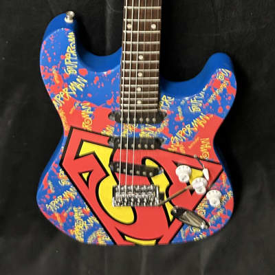 Unbranded Superman Stratocaster style image 6
