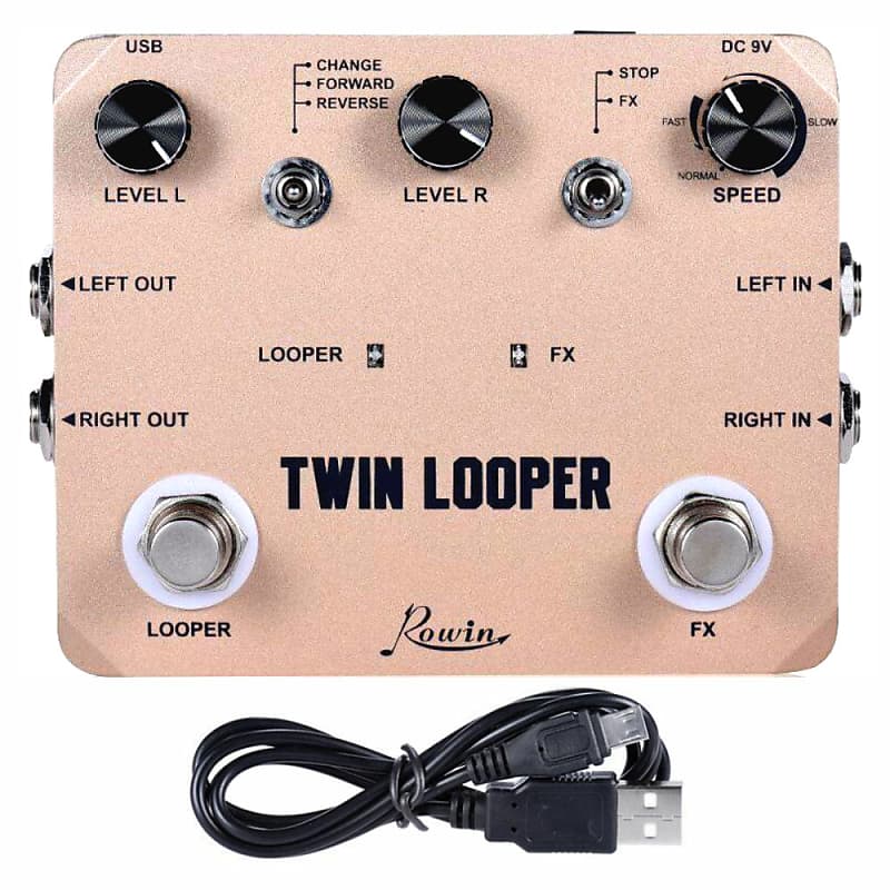 ギター Rowin TWIN LOOPER Amazon.com: Rowin Twin Looper Station Electric Guitar Effect