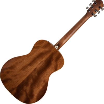 Washburn HG12S Natural Mahogany Top Acoustic Guitar image 4