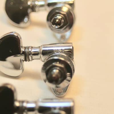 (1) Set  Grover Guitar Tuners Chrome 60s Vintage image 3