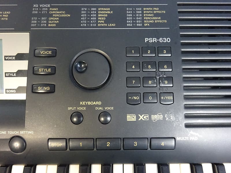 引き取り限定YAMAHA ヤマハ　PSR-630 シンセサイザー スタンド付き Yamaha PSR-630 61-key Arranger Workstation keyboard for sale