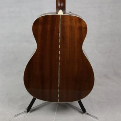 Fender PO-220E Orchestra Acoustic Guitar Ovangkol Fingerboard Natural w/ Case image 5