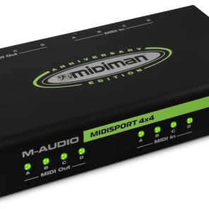 M-Audio MidiSport 4x4 Anniversary Edition USB MIDI Interface
