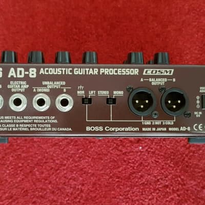 Boss AD-8 Acoustic Guitar Processor Guitar Effects Pedal
