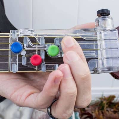 Chord Buddy Acoustic Guitar Learning System with Color-Coded Songbook, Instruction Book, App, Device image 2