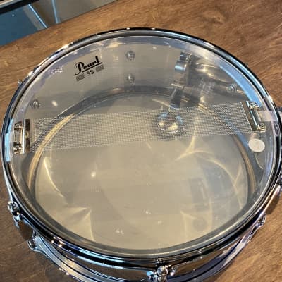 Pearl Steel Snare 2001 Chrome -#1409 image 6