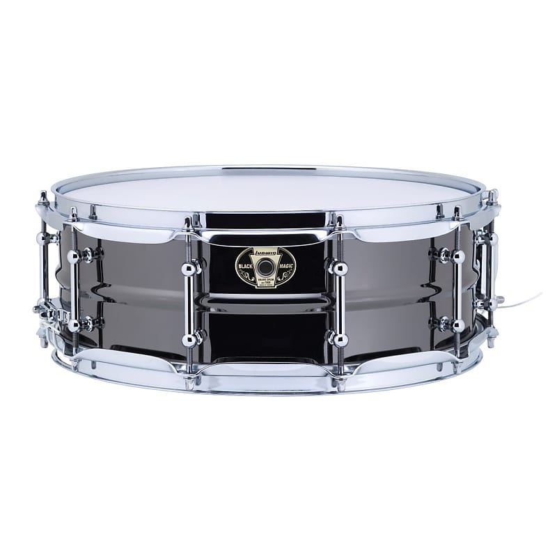 Immagine Ludwig LW5514C Black Magic 5.5x14" Brass Snare Drum with Chrome Hardware - 1
