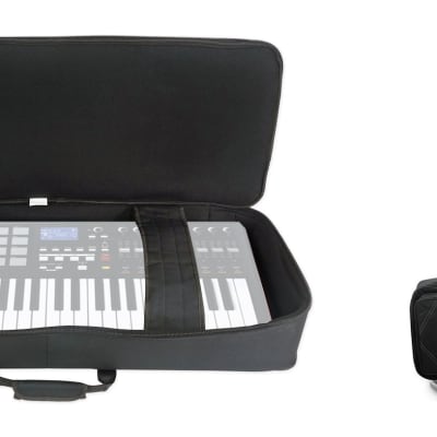 Rockville BEST BAG 49 Padded Rigid Durable Keyboard Gig Bag Case for Akai MPK49