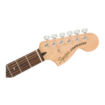 Fender Affinity Series Stratocaster Electric Guitar with White Pickguard and Maple 'C' Shaped Neck (Indian Laurel Fingerboard, 3-Color Sunburst) image 5