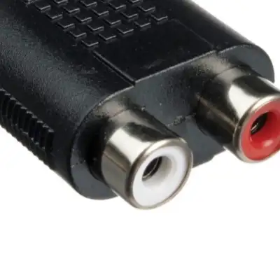 Hosa Adaptor GRM-193 (2RCA) to 3.5mm TRS For Studio image 2