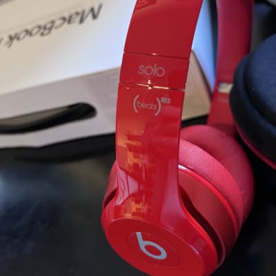 Beats by Dre Solo2 On-Ear Headphones 2010s - Red 1/8 inch 3.5mm image 11