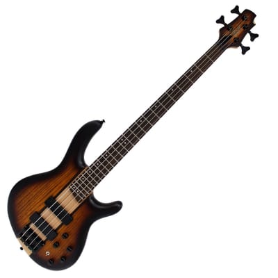 Cort Artisan C4-Plus ZBMH, Mahogany Body w/ Zebrawood wing & Maple Center (B-Stock) for sale