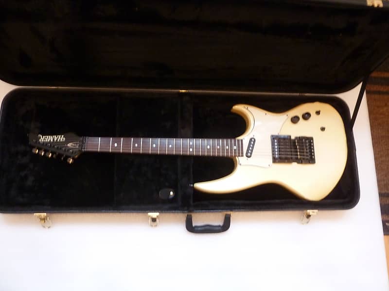 RARE!!! Hamer USA Phantom A5 Glen Tipton Judas Priest Custom Gorgeous White Pearl 1985 Case American Made in USA_188 image 1