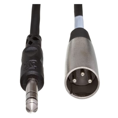 HOSA STX-110M Balanced Interconnect 1/4 in TRS to XLR3M (10 ft) image 1