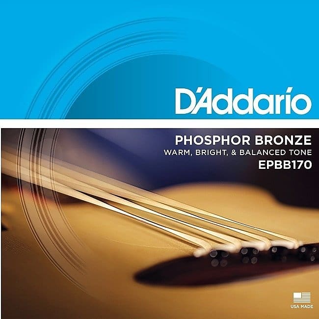 D'Addario EPBB170 Phosphor Bronze Acoustic Bass Strings Long Scale 45-100 image 1