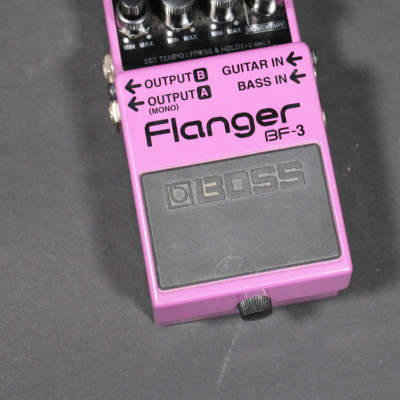 Boss BF-3 Flanger (Dark Gray Label) 2001 - Present - Purple Guitar Pedal for sale