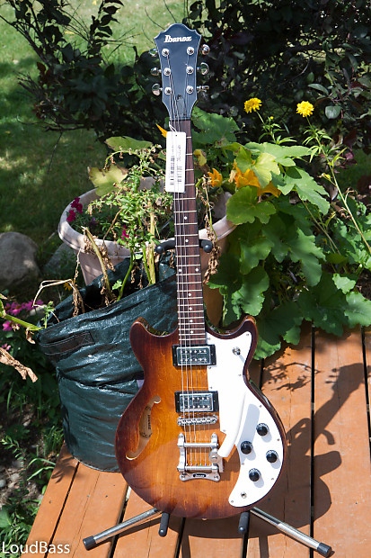 Ibanez AMF73 T 2016 TBC Bigsby style trem lacquer finish semi hollow Artcore