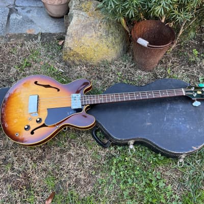 1968 Gibson EB-2 Bass - Iced Tea Sunburst - Perfect - HSC image 19
