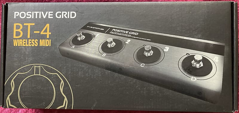 Positive Grid BT4 Bluetooth MIDI Pedalboard Controller 2010s - Silver