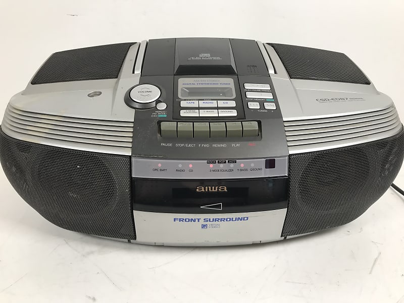 Vintage Classic Aiwa Compact Disc Stereo Radio Cassette Recorder CSD-ED87 image 1