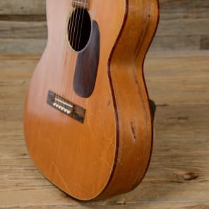 Harmony Acoustic Natural (Set up for slide) 1960s image 8