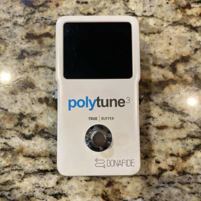 TC Electronic Polytune 3 Polyphonic Tuner Pedal 2017 - Present - White for sale