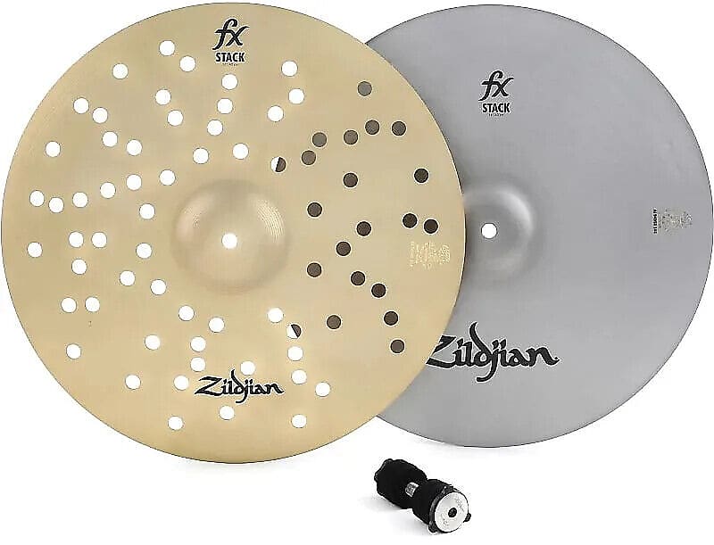 Zildjian 16" FX Stack Cymbals W/Mount image 1