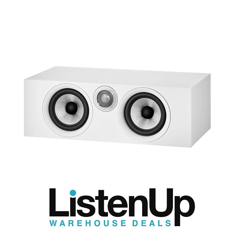 Bowers and Wilkins HTM6 S2 Anniversary Series Center Channel (Matte White)