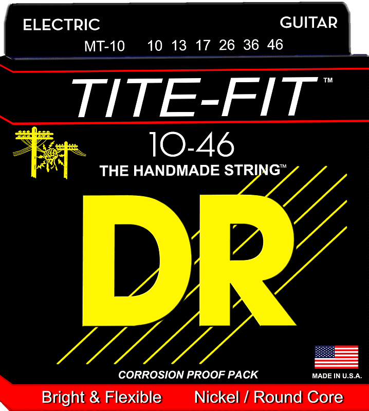 DR Strings MT-10 Tite Fit Electric 10-46 image 1