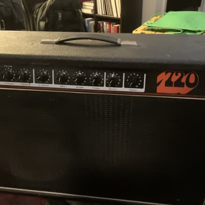1970s Univox Stage 720 Lead Twin Guitar Amp - Black image 1
