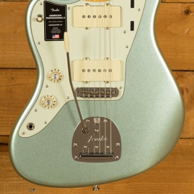 Fender American Professional II Jazzmaster | Maple - Mystic Surf Green - Left-Handed for sale