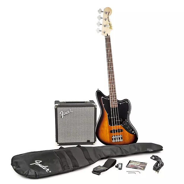 Squier "Stop Dreaming, Start Playing!" Jaguar Bass Special SS Pack image 1