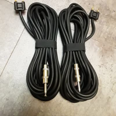 Heavy Gauge 1/4" to Banana Cables Pair - 25ft. Length - *Great for Studio Monitors* image 5