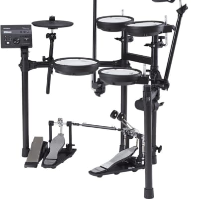Roland TD-07DMK Electronic V-Drums Legendary Double-Ply All Mesh Head kit with Superior Expression and playability – Bluetooth Audio & MIDI – 40 Free Melodics Lessons, Black image 3