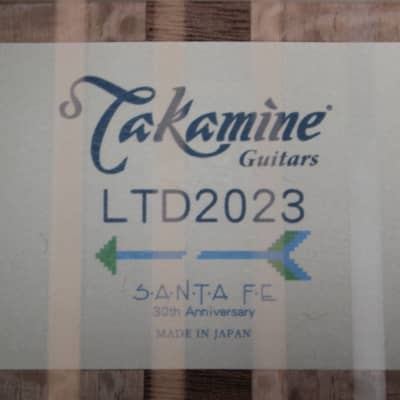 Takamine LTD2023 Santa Fe 30th Anniversary w/Gig Bag image 13