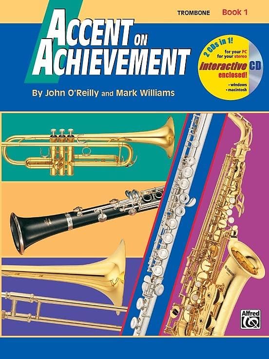 Alfred Accent On Achievement Trombone Book 1 image 1