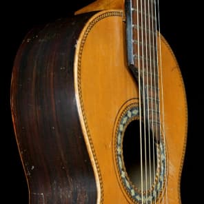 Unknown Seven String Parlor Guitar - Russian / German Made Circa 1900 image 14